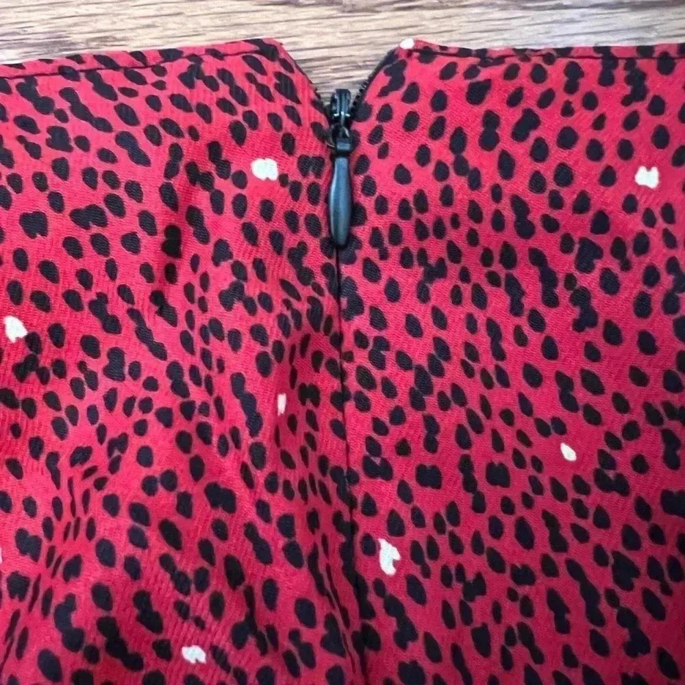 Zara Women’s Mini Dress Long Sleeve Size Large V-Neck Ruched Dress Sz S - Picture 5 of 9